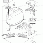 DF 150ZX Engine Cover (DF150T E3)