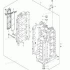 DF 100ATL CYLINDER BLOCK