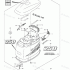 DF 250STL Engine Cover (DF250)(Model:10-)