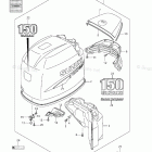 DF 150TXK7 Engine Cover (DF150)(Model:06-09)