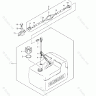 DF 9.9ARS Fuel Tank (Resin)