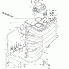 DF 150TXK7 INTAKE MANIFOLD / THROTTLE BODY