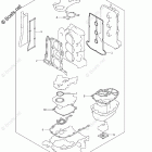 DF 40ATL OPT:GASKET SET