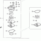 BFT225A WATER PUMP IMPELLER SET