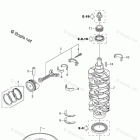 BFT75A Crankshaft  /  Piston  /  Flywheel
