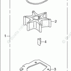 BFT115A Water Pump Impeller Kit (1)