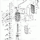 MFS40A CYLINDER HEAD & OIL PUMP