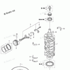 BFT75A Crankshaft  /  Piston  /  Flywheel