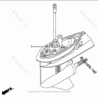 BFT115A Gear Case Assy.