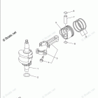 F4LMHA Crankshaft Piston