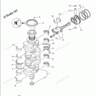LF115XB Crankshaft Piston