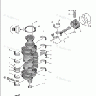 F90LB Crankshaft Piston