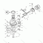 LF200XB Crankshaft Piston