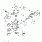 F25LA Crankshaft Piston