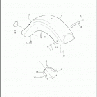 FLHTKSE 1TEH CVO ULTRA LIMITED (2020) FENDER, REAR