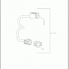 FLHTKSE 1TEH CVO ULTRA LIMITED (2019) WIRING HARNESS, ON BOARD DIAGNOSTICS JUMPER (OBD) (CHINA...