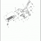 RH1250S 1ZC4 SPORTSTER S (2021) FOOT CONTROL, RIGHT