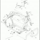 FLHTP 1FMP POLICE ELECTRA GLIDE (2021) FRAME AND JIFFY STAND