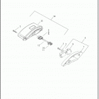 FLHTCUTGSE 1TBH CVO TRI GLIDE (2021) TAIL LAMP AND TURN SIGNALS, REAR - (CANADA, DOMESTIC)