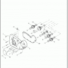 XL1200X 1LC3 FORTY-EIGHT (2020) CAMSHAFTS AND GEARCASE COVER