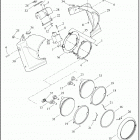 FLHP 1FHP POLICE ROAD KING (2021) NACELLE AND HEADLAMP - FLHP