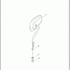 FLHTCUTGSE 1TBH CVO TRI GLIDE (2021) Зеркало