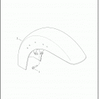 FLTRXSE 1TCL CVO ROAD GLIDE (2021) FENDER, FRONT