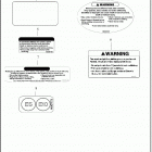 FLTRXSE 1TCL CVO ROAD GLIDE (2021) Лейбл предостережения