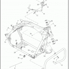 FLHT 1FVC ELECTRA GLIDE STANDARD (2021) FRAME AND JIFFY STAND - FLHR, FLHT, FLHTK, FLHX, FLH, FL...