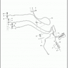 FLHT 1FVC ELECTRA GLIDE STANDARD (2021) BRAKE LINES, FRONT - ABS