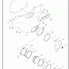 FLHTCUTG 1MAF TRI GLIDE ULTRA (2019) WINDSHIELD, FAIRING AND HEADLAMP - FLHTCUTG