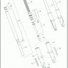 FLTRXSE 1TCL CVO ROAD GLIDE (2020) FORK, FRONT