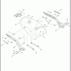 FXFB 1YKJ FAT BOB (2019) FENDERS AND SUPPORTS, REAR - FXFB, FXFBS