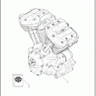 FLHTK SHRINE 1KND ULTRA LIMITED SHRINE EDITION (2018) ENGINE ASSEMBLY, TWIN-COOLED™