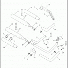 FXBBS 1YYK STREET BOB 114 (2021) EXHAUST SYSTEM - FLSL, FXBBS, FXLRS, FXST