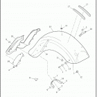 FLTRXSE 1TCL CVO ROAD GLIDE (2021) FENDER, REAR