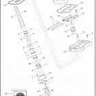 FLHT 1FVC ELECTRA GLIDE STANDARD (2020) ROCKER ARM ASSEMBLY AND PUSHRODS