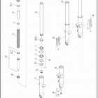 FLFBS 1YGK FAT BOY 114 (2020) FORK, FRONT - FLDE, FLFB, FLFBS, FLHC, FLHCS, FLSL, FLFB...