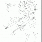 XL1200NS 1LP3 IRON 1200 (2021) EXHAUST SYSTEM  -  XL1200NS