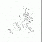 FLTRXSE 1TCL CVO ROAD GLIDE (2021) BRAKE CALIPER, REAR