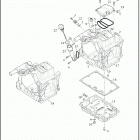 FXFB 1YKJ FAT BOB (2020) TRANSMISSION HOUSING, TOP COVER AND OIL PAN