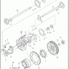FLRT 1MCP FREEWHEELER (2020) AXLE ASSEMBLY, REAR