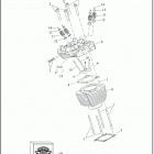 FLHTCUTGSE 1TBH CVO TRI GLIDE (2021) CYLINDERS, HEADS AND VALVES
