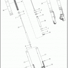 RH1250S 1ZC4 SPORTSTER S (2021) FORK, FRONT