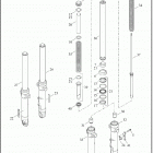 XL1200X 1LC3 FORTY-EIGHT (2019) FORK, FRONT - XL1200X, XL1200XS
