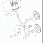 FXST 1BVJ SOFTAIL STANDARD (2021) PISTONS AND FLYWHEEL ASSEMBLY - MILWAUKEE-EIGHT™ 107