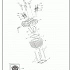 FXST 1BVJ SOFTAIL STANDARD (2021) CYLINDERS, HEADS AND VALVES