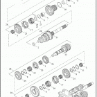 FLTRXSE 1TCL CVO ROAD GLIDE (2021) TRANSMISSION GEARS