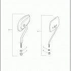 FLHTP 1FMP POLICE ELECTRA GLIDE (2021) Зеркало