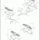 FLDE 1YCJ DELUXE (2020) FOOTBOARDS, RIDER - FLDE, FLFB, FLFBS, FLHC, FLHCS, FLSL...